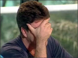 Cowell, not impressed